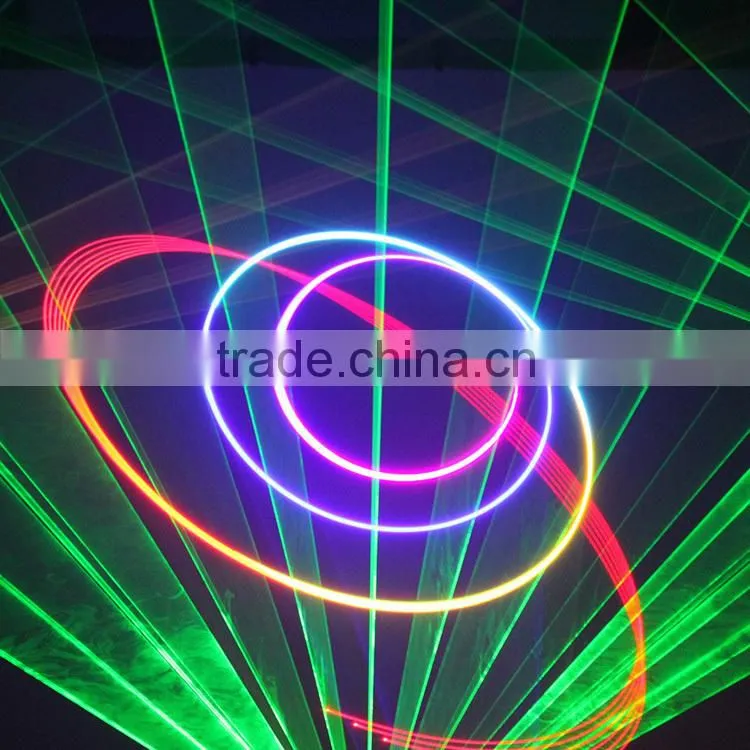 5W RGB Laser 40K ILDA Animation Laser Projector DMX Control Stage Lighting DJ Disco Laser Light
