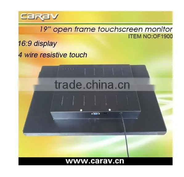 CARAV new product competitive price 12" 15 " 17" & 19" open frame touch screen monitor
