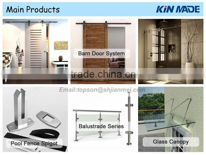 6/6.6ft bypass sliding barn door closet door interior sliding door hardware