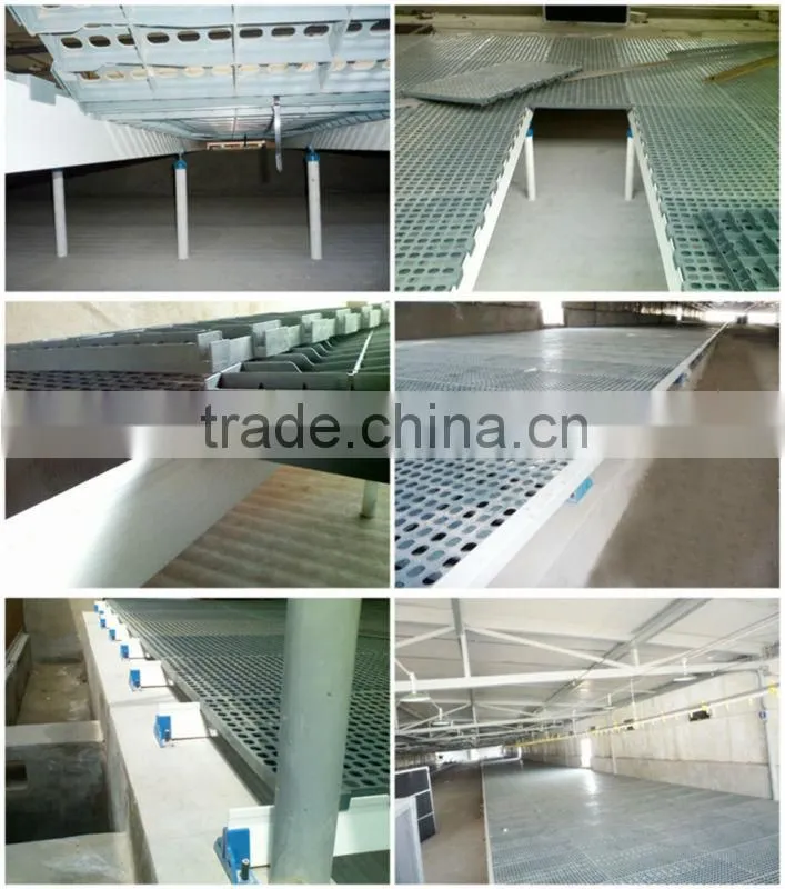 Fiberglass triangle support beam for pig pen