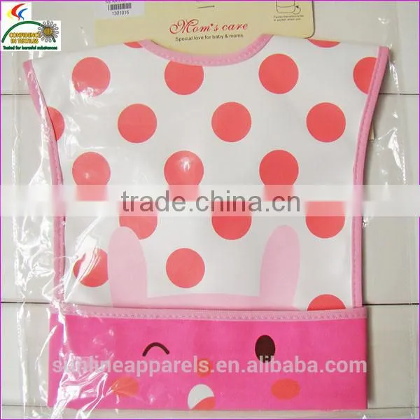 baby dinner dress baby bib long sleeve