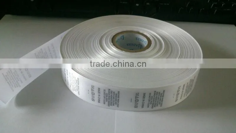Eco-friendly High Quality Custom non woven fabric printed labels for garment