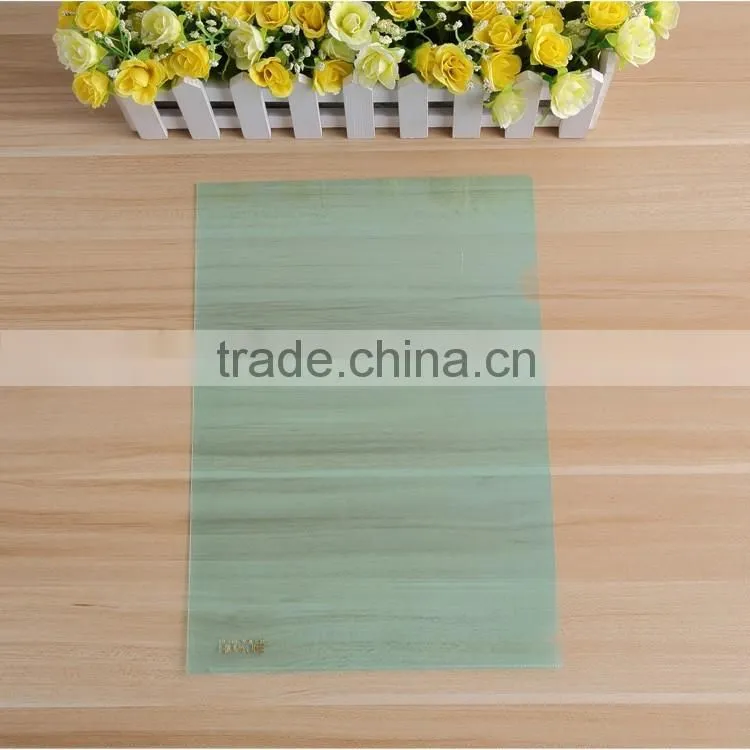 Business stationery PP material L shape file folders