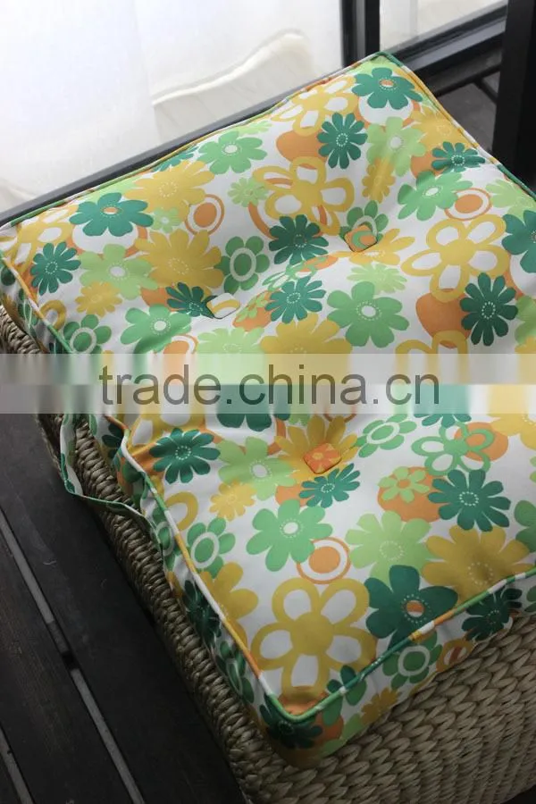 Kikiland Classic Collection African Daisy Soft Warm Tatami Chair Cushion