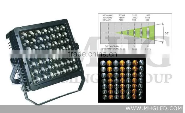Multi-function 49 * 3W warm white leds decoration light