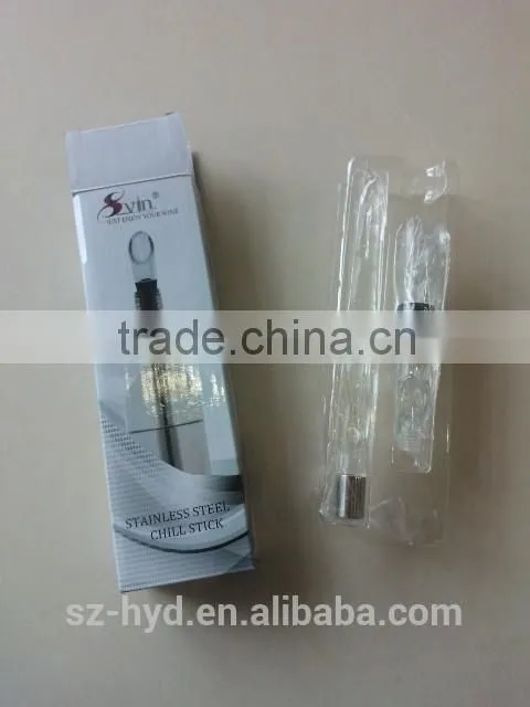 NT-PC02 perfect acrylic red wine cooler stick silicone wine chiller sticks for drinks
