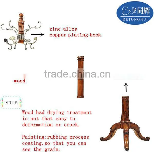 Wooden clothes hanger S-11