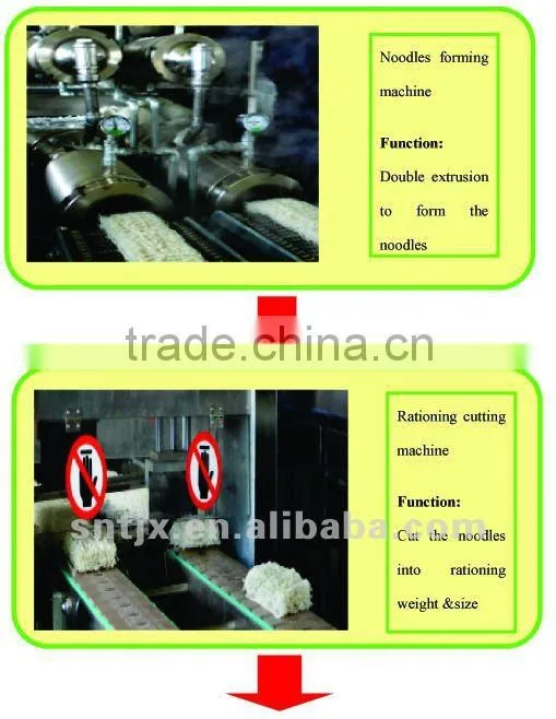Smart continuous automatic iextruding nstant rice noodle production line/instant rice vermicelli making machine
