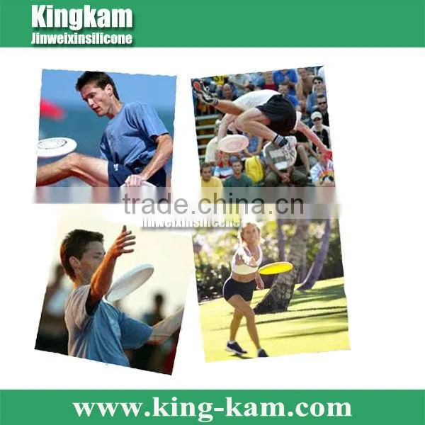 customized silicone frisbee with logo