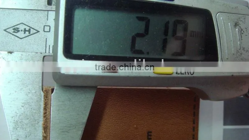 89.5*64mm orange colour real jeans leather patch