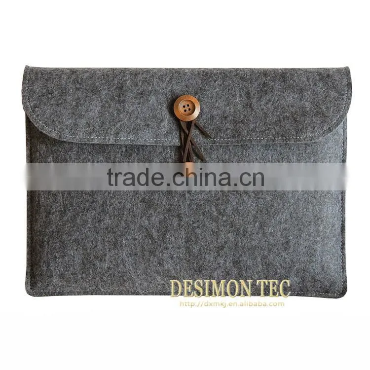 high quality universal envelope hair felt tablet pc bag custom shenzhen