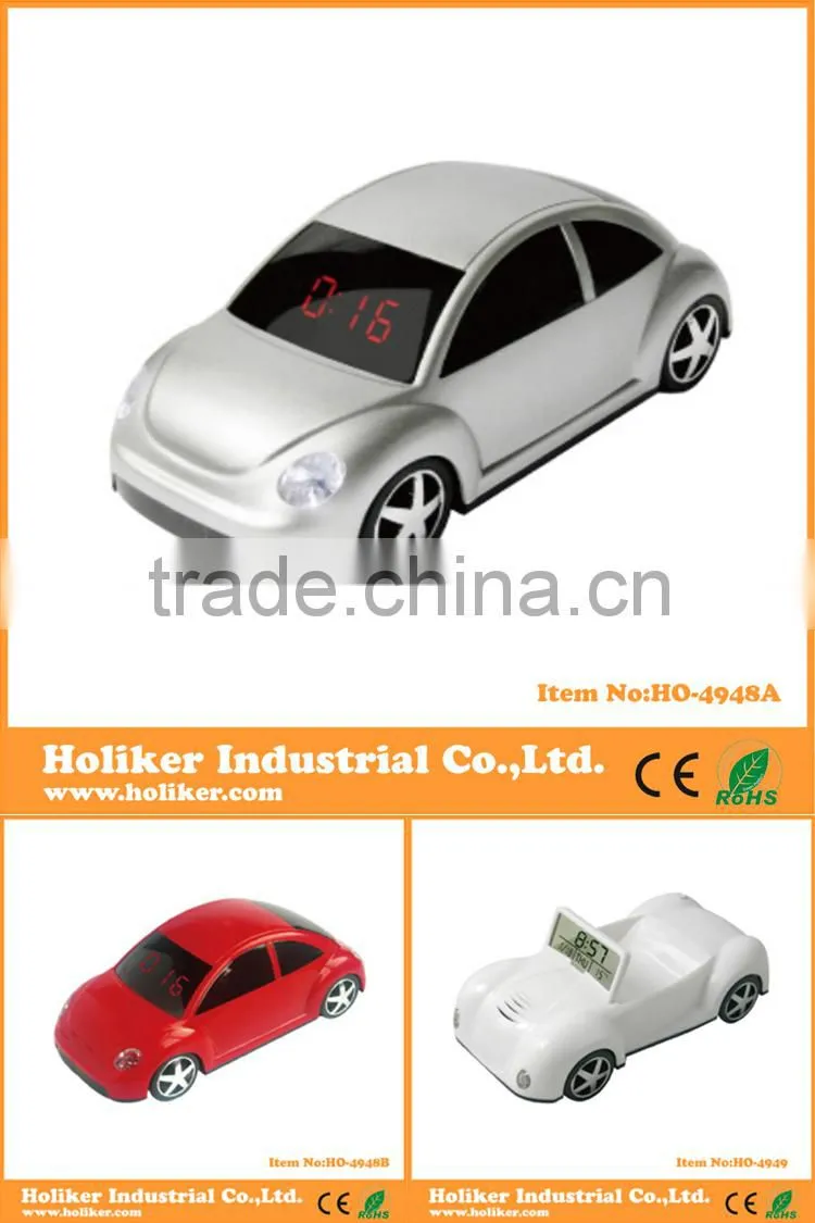 Kid fancy table car shaped clock