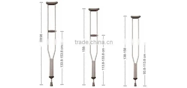 Standard bread aluminum crutches(Patented products)
