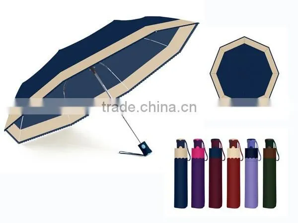 2015 Hot sell Fashion Ladies Beautiful Umbrella With Lace