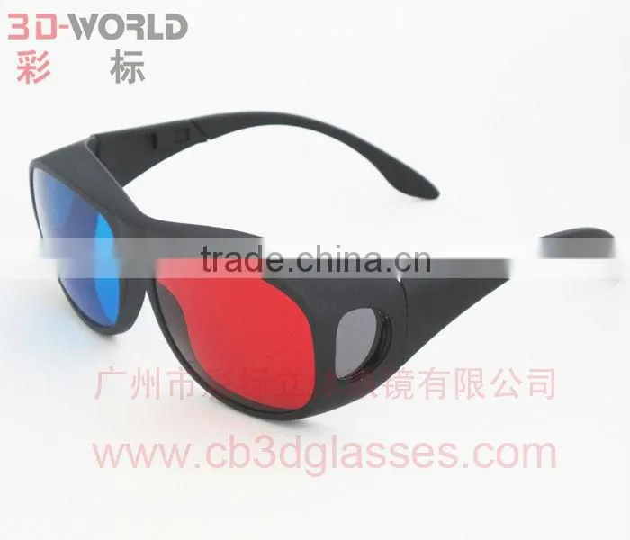 plastic frame durable 3d plastic glasses