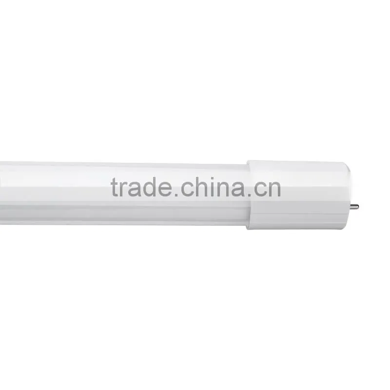 8W T8 LED Glass Tube 60CM 800LM 320 Degree Beam Angle