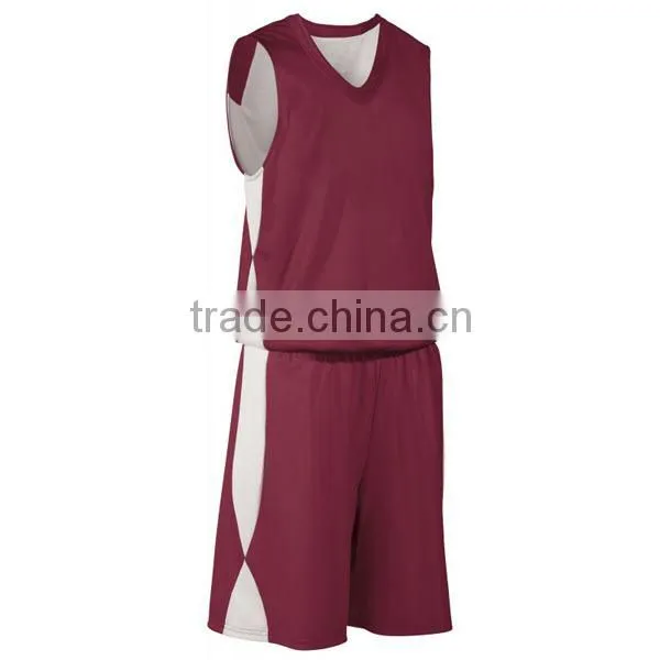 red white basketball jersey uniform with black name and number