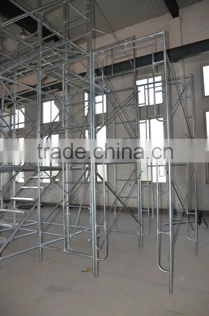 Standard Galvanized Scaffolding steel mason frame ledger