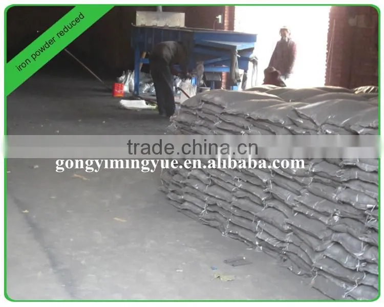 chinese manufacturer supply pure iron powder , reduced iron powder
