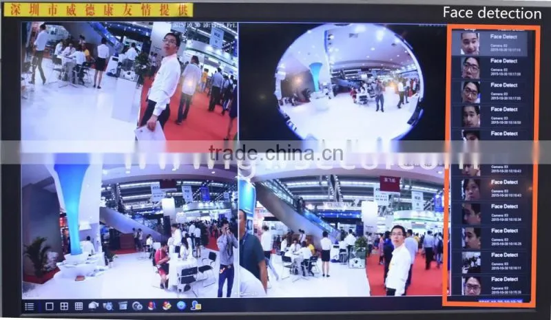 Economic cctv camera kit HD Night Vision 1.3mp camera 4ch HD1080p NVR kit