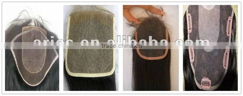 Virgin Indian Remy Lace Front Closure Pieces 5x5