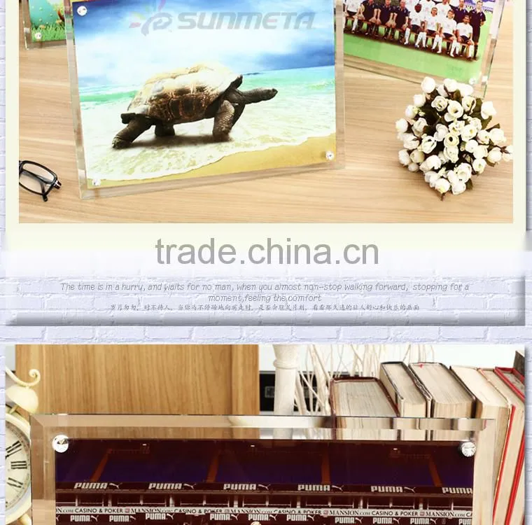 Sunmeta factory directly high quality blank sublimation glass photo frame BL-13