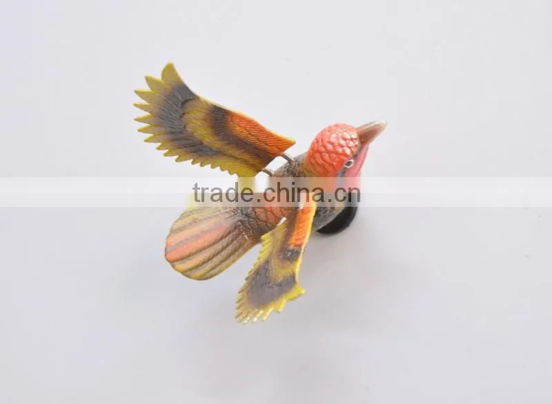 Pearl Powder 4 inch Plastic Art Bird Fridge Magnet, Bird Decoration, Wedding Door Gift