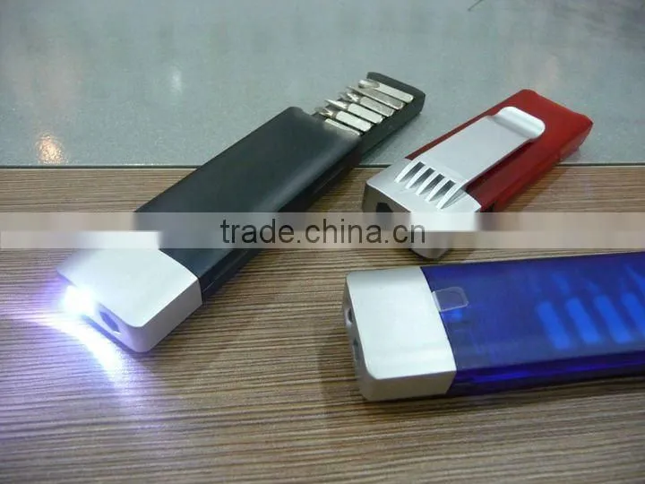 Promotion popular cheap tool kit set with LED light