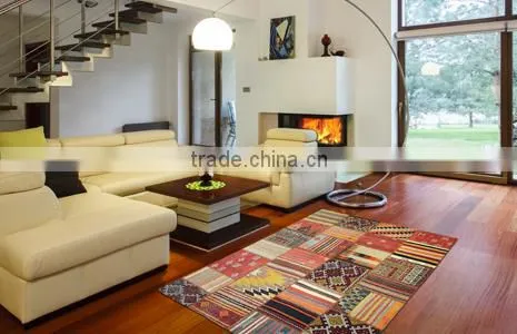 Patchwork Carpet - Vintage Rug - Handmade Contemporary Patchwork Rug