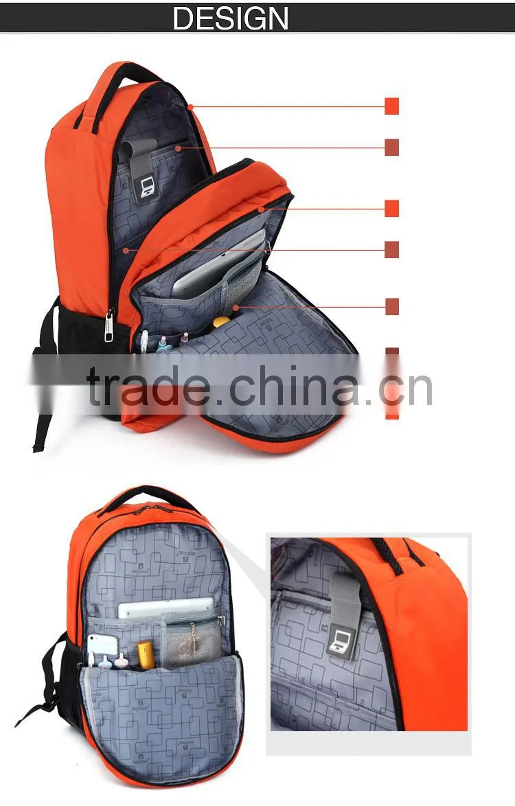 Superman sport waterproof nylon backpack
