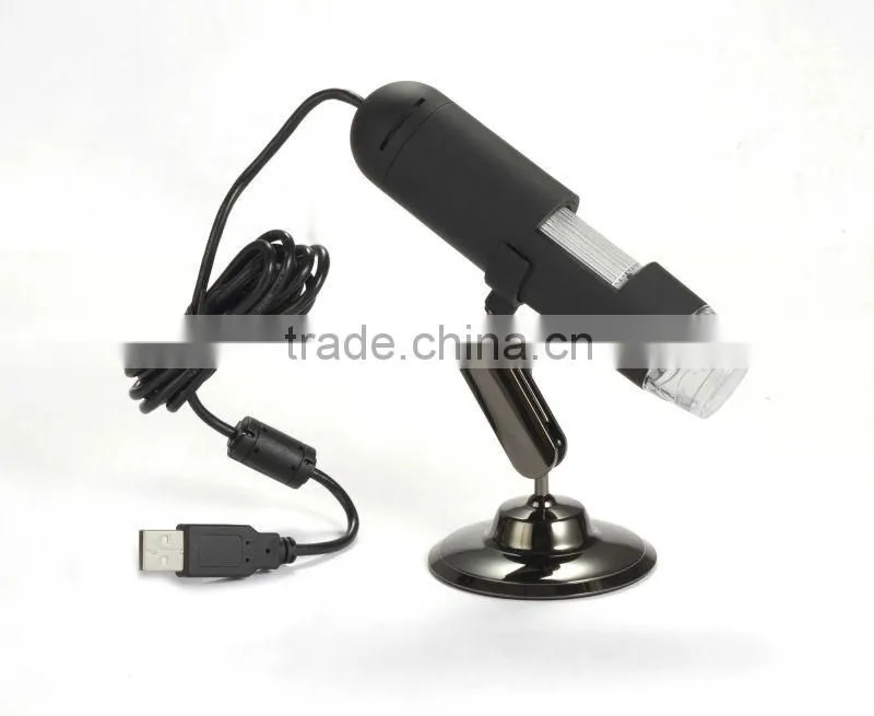 Hot CE RoHs FCC certified battery powered usb portable digital microscope supplier in China