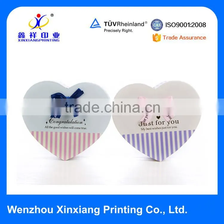 Low Price Wholesale Heart Shape Gift Boxes Paper Candy Box