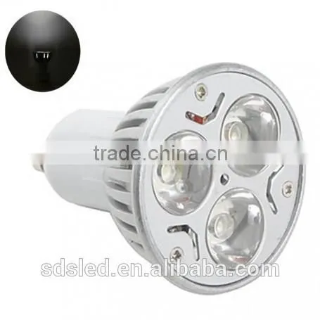 LED spotlight 3W Cool White led spotlight GU10 high power spot light