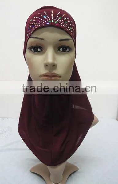 H295 beautiful small girl hijab,new style scarf hijab