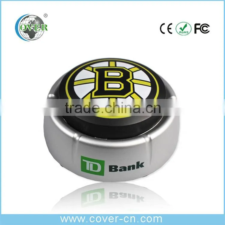 Factory Price& Programmable LED Light Sound Button/ USB Easy Push Button For Gifts