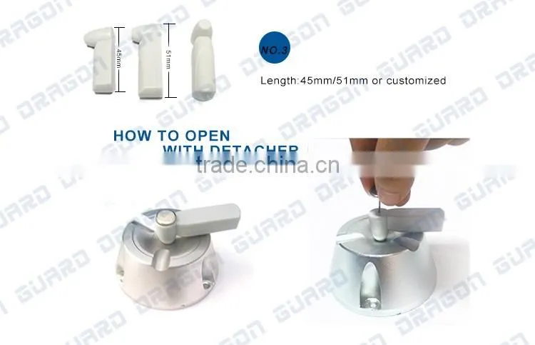 Promotion for ready stock EAS security tag & Clothing store security tag & Anti-theft clothing tags