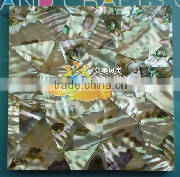 paua shell mosaic pattern