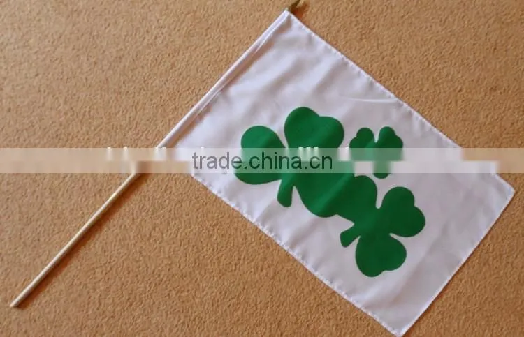 custom polyester promotional hand flag