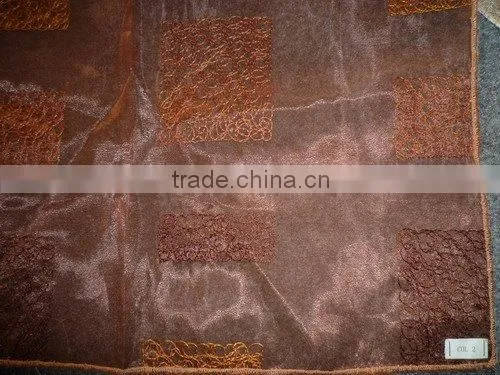 Organza with embroidery Windown Curtain