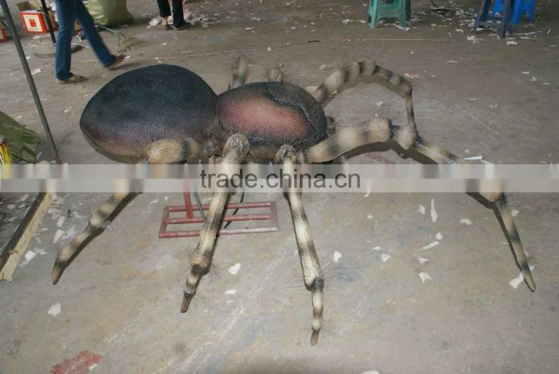2014 Theme park animatronic animated amusement artificial insect insect SPIDER