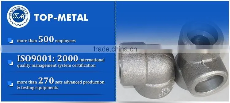 asme b16.9/16.28 socket weld and npt thread pipe fitting price