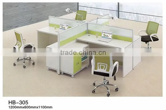 Wooden desk cubicle office furniture workstation
