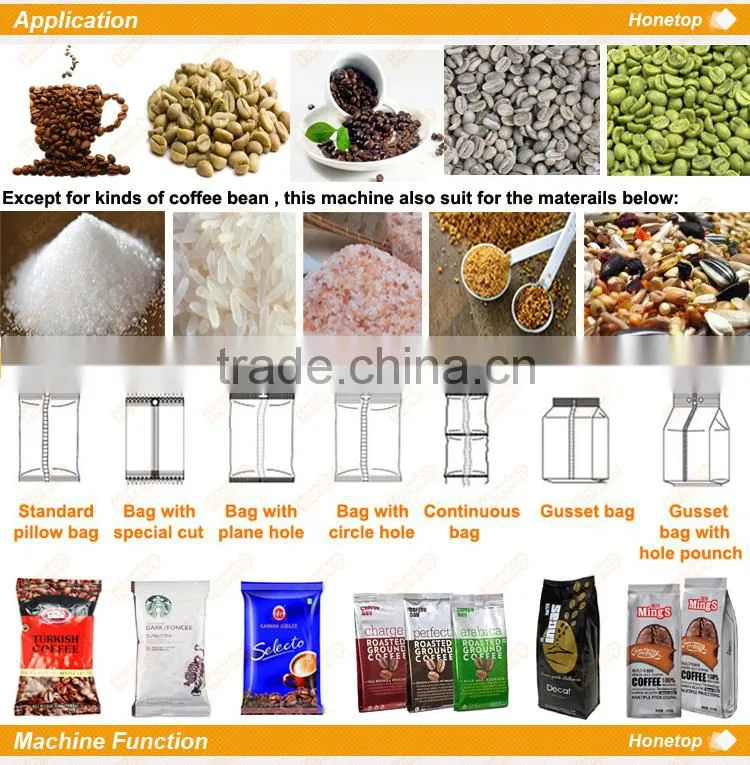 Hot selling coffee beans packaging machine