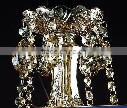Good Quality K9 Crystal Chandelier Living Room Chandelier,Dining Room Chandelier light with 5 lights Cognac color