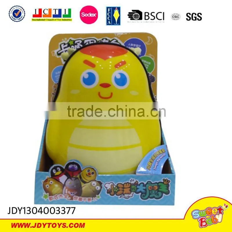 2015 Hot sell 3D school bag with lights for kis travel bag toy for chirldren