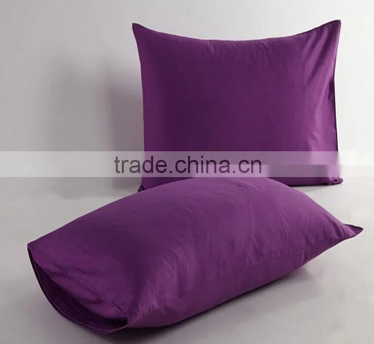 custom pure 100% cotton twill pillow cases