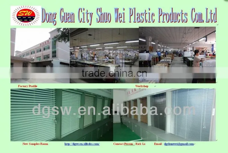 transparent industria Office PVC blinds