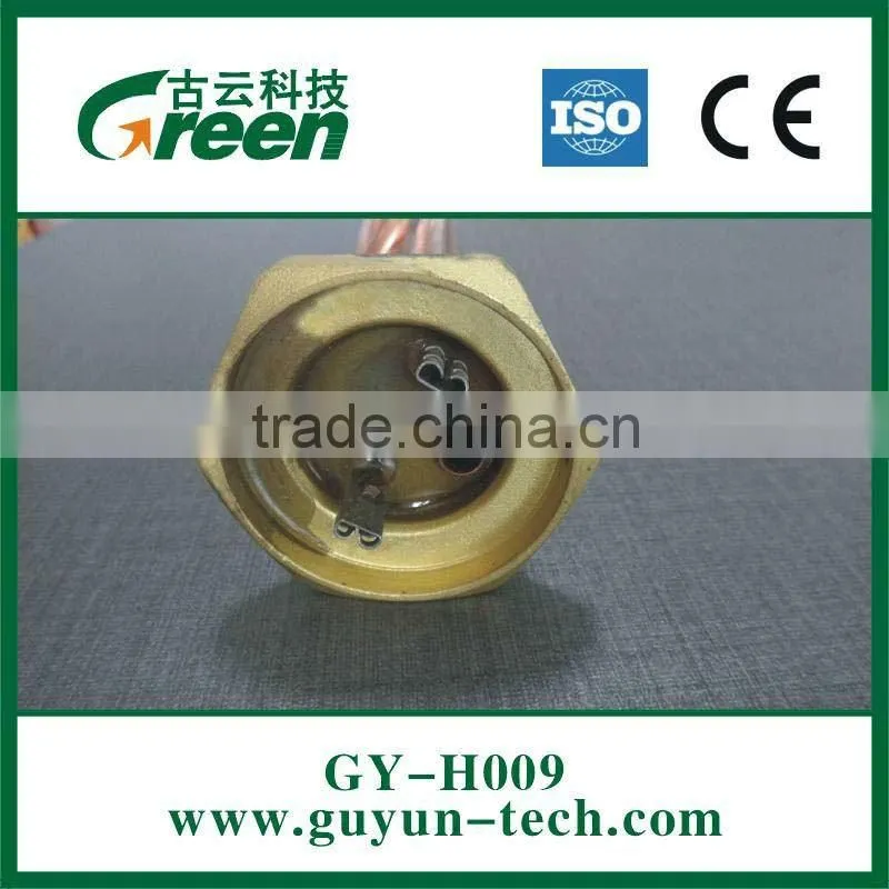 Copper pipe heating element Bended tube Brass flange