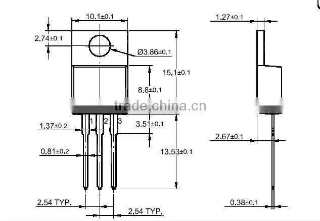 pnp silicon epitaxial planar st transistor