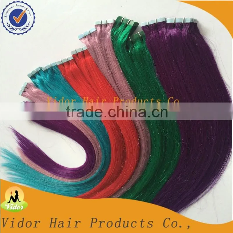 Wholesale 100% Brazilian Human Hair Sew In Weave, tape hair extension, brazilian remy hair
